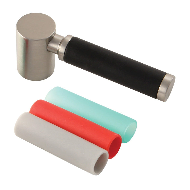 Kaiser Brass Lever Handle with Neoprene Sleeve