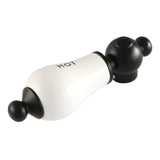 Aqua Vintage Porcelain Lever Handle (Hot Side)