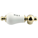 Aqua Vintage Porcelain Lever Handle (Hot Side)