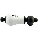 Aqua Vintage Porcelain Lever Handle (Hot Side)