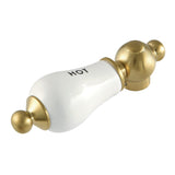 Aqua Vintage Porcelain Lever Handle (Hot Side)