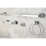 Americana 4-Piece 24-Inch Towel Bar Bathroom Accessory Set