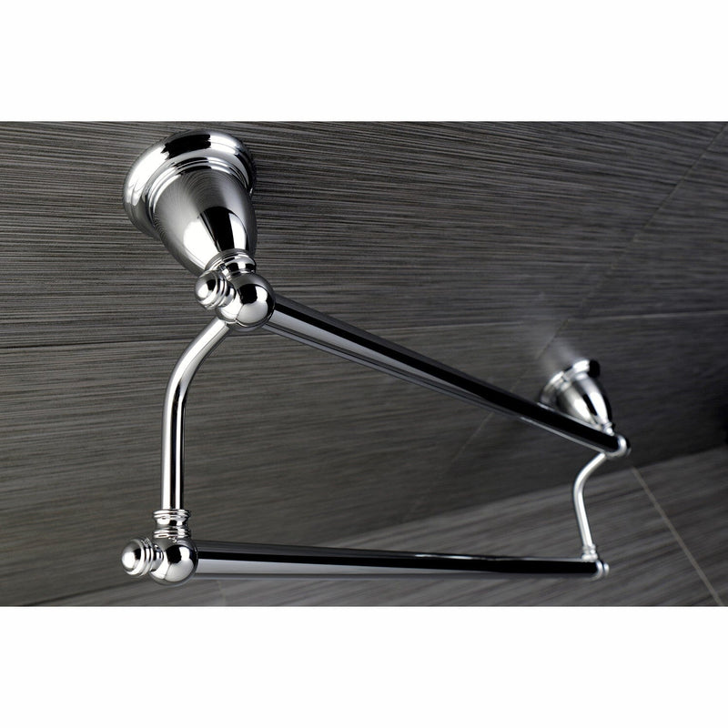 English Vintage 18-Inch Double Towel Bar