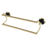 Water Onyx 24-Inch Double Towel Bar