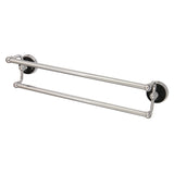 Water Onyx 18-Inch Double Towel Bar