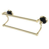 Water Onyx 18-Inch Double Towel Bar