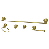 Concord 5-Piece 24-Inch Towel Bar Bathroom Accessory Set