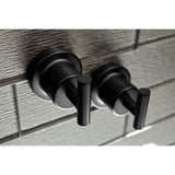 Concord 5-Piece 24-Inch Dual Towel Bar Bathroom Accessory Set
