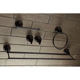 Concord 5-Piece 24-Inch Dual Towel Bar Bathroom Accessory Set