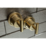 Concord 5-Piece 24-Inch Dual Towel Bar Bathroom Accessory Set