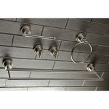 Concord 5-Piece 24-Inch Dual Towel Bar Bathroom Accessory Set