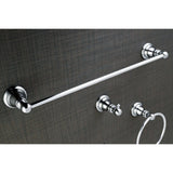 American Classic 4-Piece 18-Inch Towel Bar Bathroom Accessory Set
