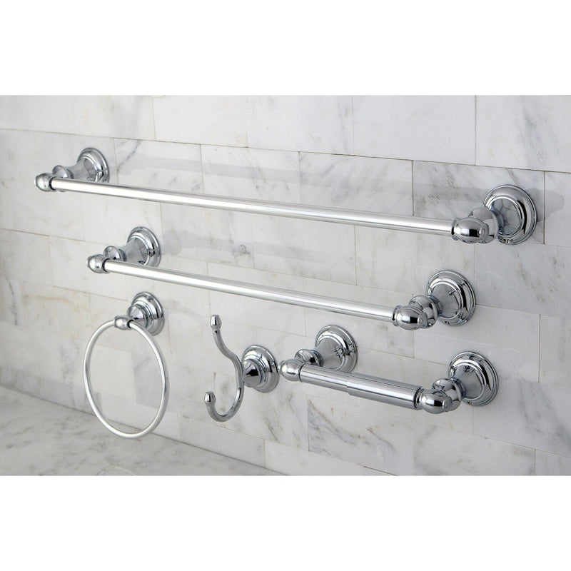 Provence 5-Piece 18-Inch and 24-Inch Towel Bars Bathroom Accessory Set