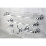 Provence 5-Piece 18-Inch and 24-Inch Towel Bars Bathroom Accessory Set