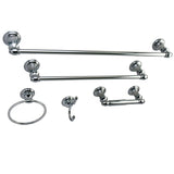 Provence 5-Piece 18-Inch and 24-Inch Towel Bars Bathroom Accessory Set