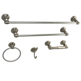 Provence 5-Piece 18-Inch and 24-Inch Towel Bars Bathroom Accessory Set