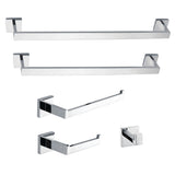 Markus 5-Piece 18-Inch and 24-Inch Towel Bars Bathroom Accessory Set