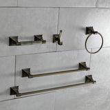 Monarch 5-Piece 18-Inch and 24-Inch Towel Bars Bathroom Accessory Set