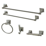 Monarch 5-Piece 18-Inch and 24-Inch Towel Bars Bathroom Accessory Set