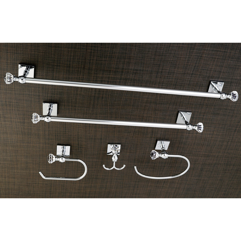 Celebrity 5-Piece 18-Inch and 24-Inch Towel Bars Bathroom Accessory Set