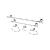 Celebrity 5-Piece 18-Inch and 24-Inch Towel Bars Bathroom Accessory Set