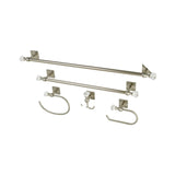 Celebrity 5-Piece 18-Inch and 24-Inch Towel Bars Bathroom Accessory Set