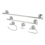 Celebrity 5-Piece 18-Inch and 24-Inch Towel Bars Bathroom Accessory Set