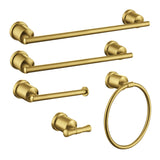 Mathsson 5-Piece 18-Inch and 24-Inch Towel Bars Bathroom Accessory Set