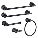 Mathsson 5-Piece 18-Inch and 24-Inch Towel Bars Bathroom Accessory Set
