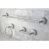 Victorian 3-Piece 24-Inch Towel Bar Bathroom Accessory Set