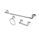 Victorian 3-Piece 24-Inch Towel Bar Bathroom Accessory Set