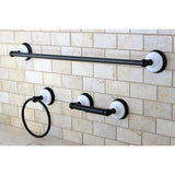 Victorian 3-Piece 24-Inch Towel Bar Bathroom Accessory Set