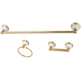Victorian 3-Piece 24-Inch Towel Bar Bathroom Accessory Set