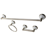 Victorian 3-Piece 24-Inch Towel Bar Bathroom Accessory Set