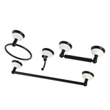 Victorian 4-Piece 18-Inch Towel Bar Bathroom Accessory Set