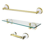 Victorian 3-Piece 18-Inch Towel Bar Bathroom Accessory Set