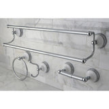 Victorian 4-Piece 24-Inch Dual Towel Bar Bathroom Accessory Set