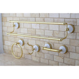 Victorian 4-Piece 24-Inch Dual Towel Bar Bathroom Accessory Set