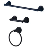 Heritage 3-Piece 24-Inch Towel Bar Bathroom Accessory Set