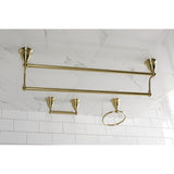 Heritage 3-Piece 24-Inch Dual Towel Bar Bathroom Accessory Set