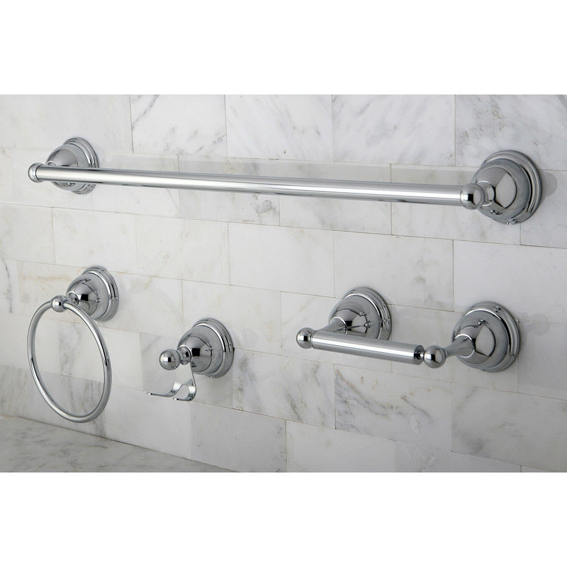 Restoration 4-Piece 24-Inch Towel Bar Bathroom Accessory Set