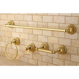 Restoration 4-Piece 24-Inch Towel Bar Bathroom Accessory Set
