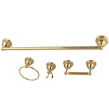Restoration 4-Piece 24-Inch Towel Bar Bathroom Accessory Set