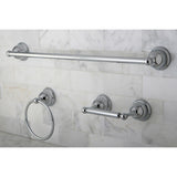 Restoration 3-Piece 24-Inch Towel Bar Bathroom Accessory Set