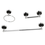Water Onyx 3-Piece 24-Inch Towel Bar Bathroom Accessory Set