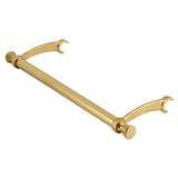 Edwardian Brass Side Mount Towel Bar Add-On, For Console Sink Legs