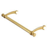 Edwardian Brass Side Mount Towel Bar Add-On, For Console Sink Legs