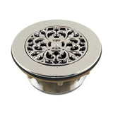 Watercourse 4-1/4 Inch Round Brass Shower Base Drain