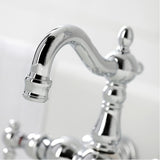 Heritage Two-Handle 2-Hole Tub Wall Mount Clawfoot Tub Faucet
