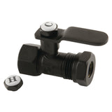 Whitaker 1/2-Inch FIP x 1/2-Inch or 7/16-Inch Slip Joint Quarter-Turn Straight Shut-Off Valve